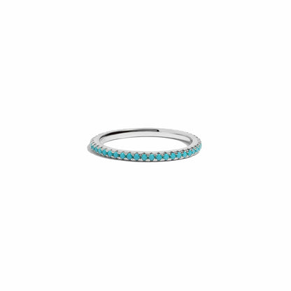 Turquoise Eternity Ring