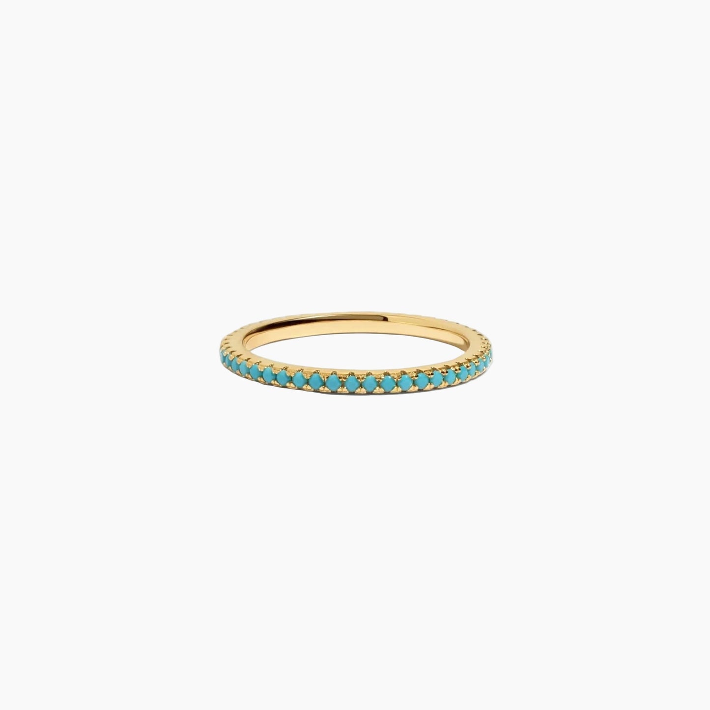 Turquoise Eternity Ring