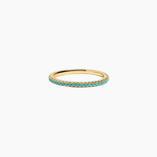 Turquoise Eternity Ring
