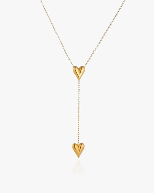 Y Shape Heart Necklace